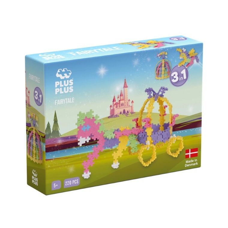 Plus-Plus, Basic w opakowaniu, Pastelowe kolory, klocki, 220 elementów