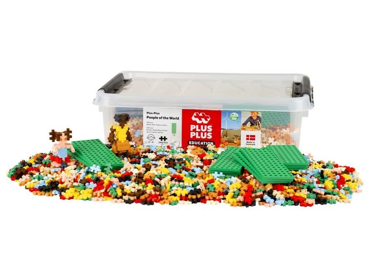 Plus-Plus, Naucz się budować, Ludzie, klocki, 2400 elementów