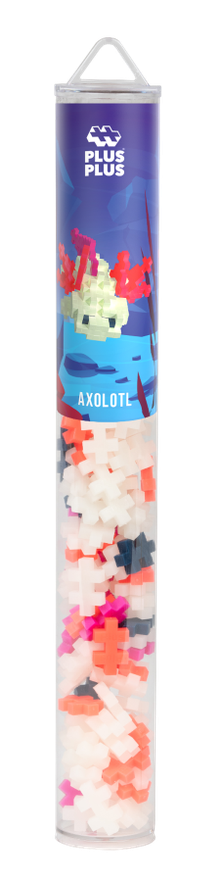Plus-Plus, Tuby Basic, Aksolotl, klocki, 100 elementów