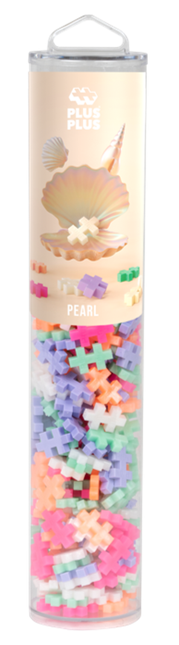 Plus-Plus, Tuby Basic, Perłowe kolory, klocki, 240 elementów