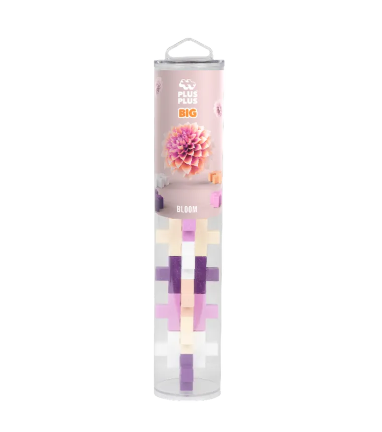 Plus-Plus, Tuby Big, Bloom, klocki, 15 elementów