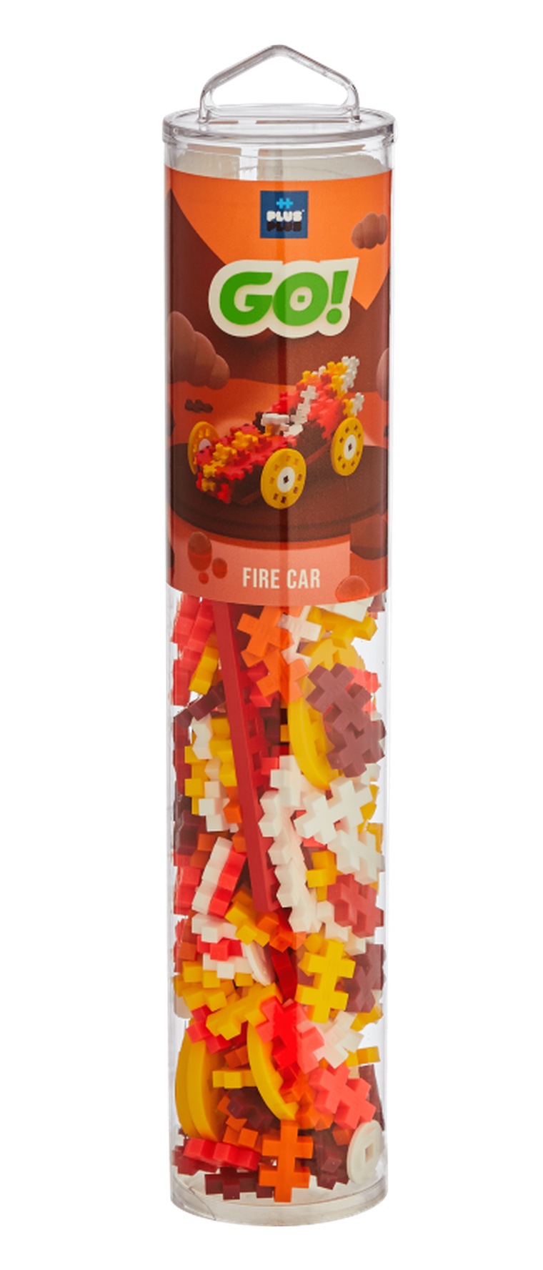Plus-Plus, Tuby Color Cars, Fire, klocki, 200 elementów