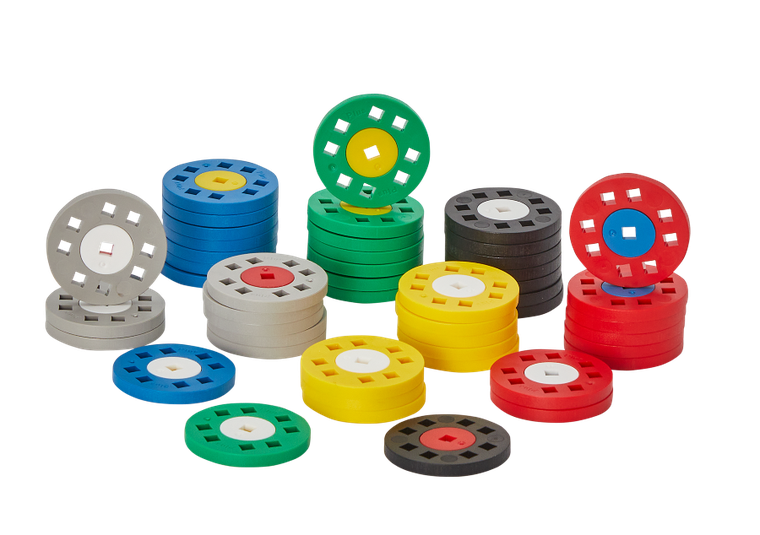 Plus-Plus, zestaw dużych kół, 48 elementów