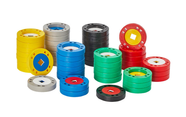 Plus-Plus, zestaw dużych kolorowych kół