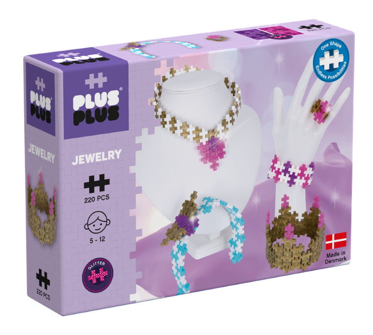 Plus-Plus, Zestawy Basic, Biżuteria, klocki, 220 elementów
