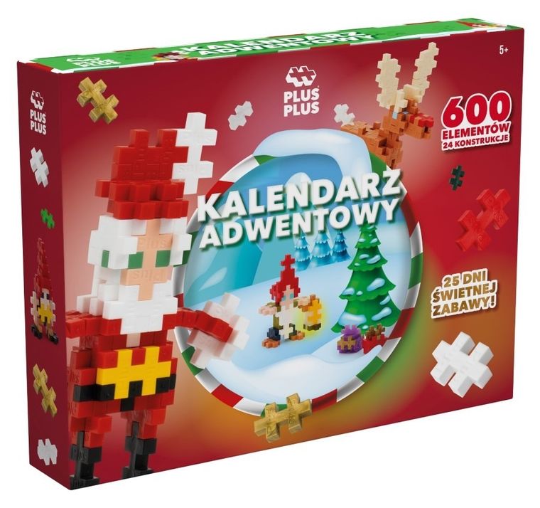 Plus-Plus, Zestawy Basic, Kalendarz adwentowy, 600 elementów