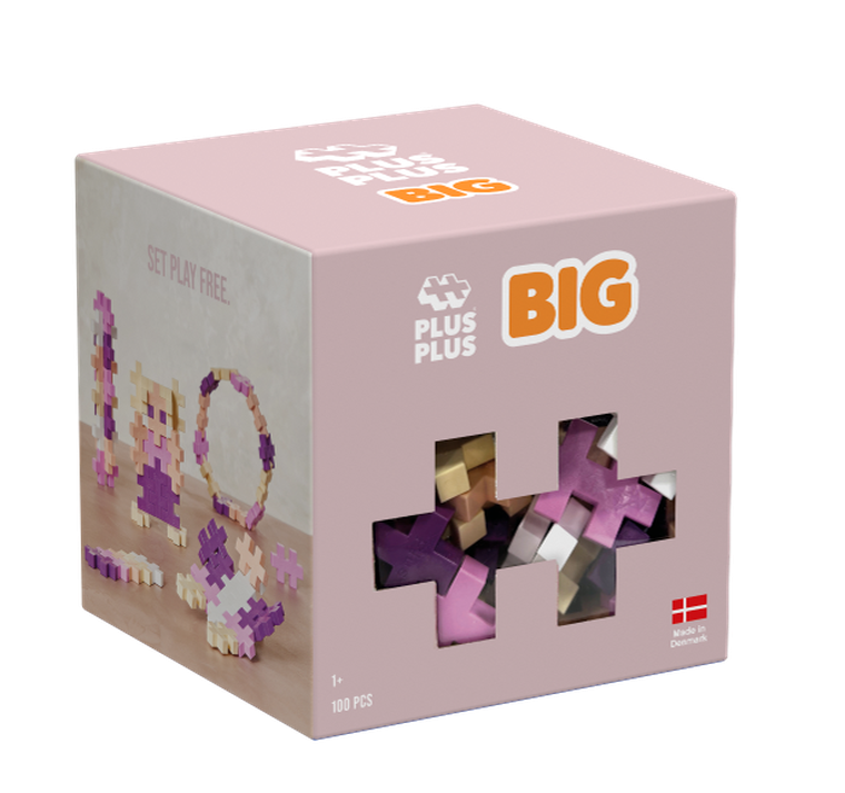 Plus-Plus, Zestawy Big, Bloom, klocki, 100 elementów