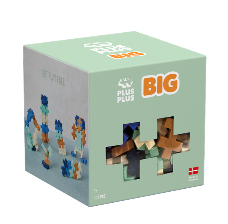 Plus-Plus, Zestawy Big, Breeze, klocki, 100 elementów