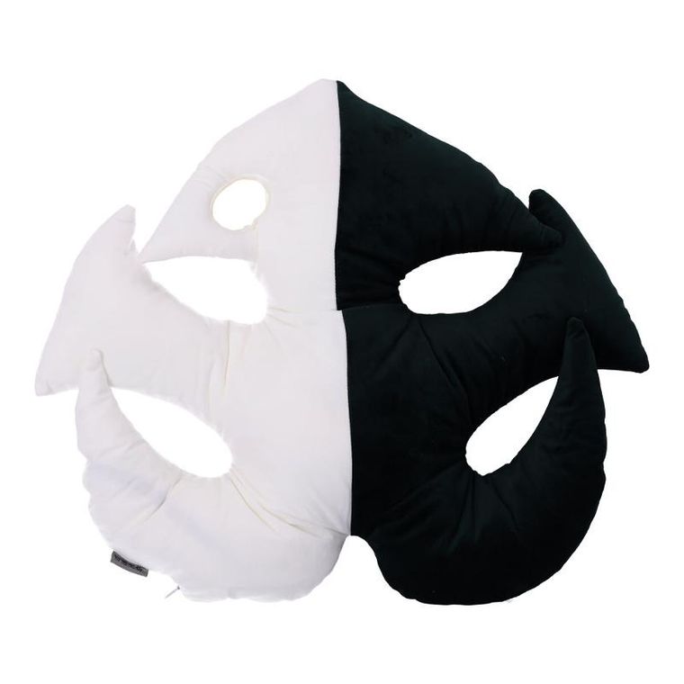 Pluszowa poduszka w kształcie liścia