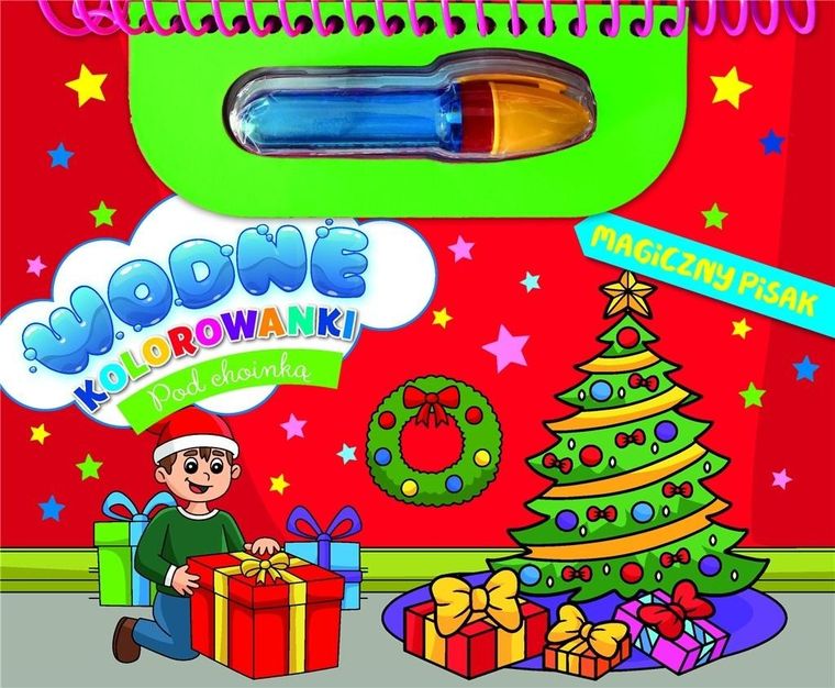 Pod choinką. Wodne kolorowanki
