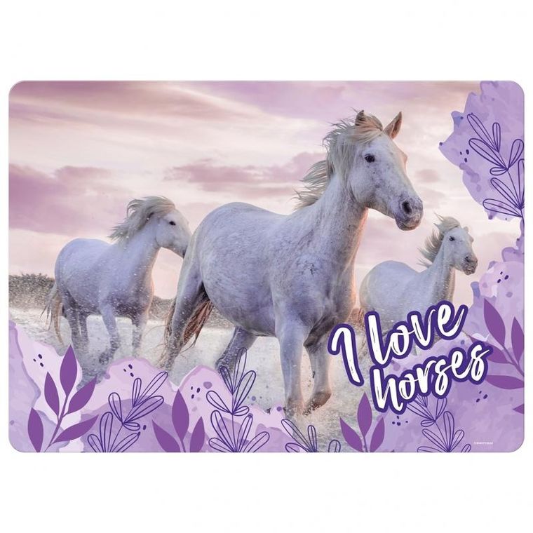 Podkładka na biurko, laminowana, Konie