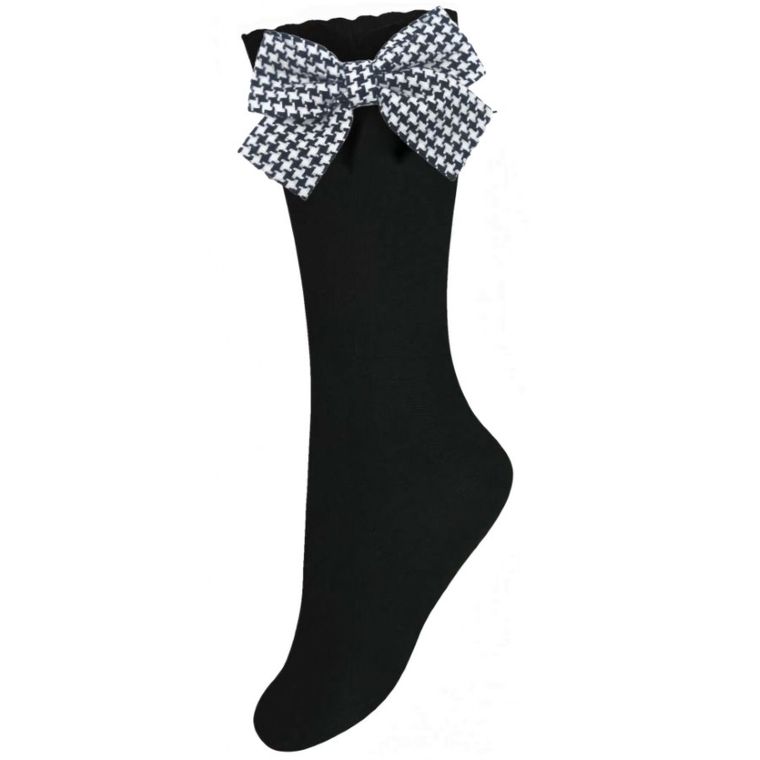 Podkolanówki dziewczęce, czarne, Milusie