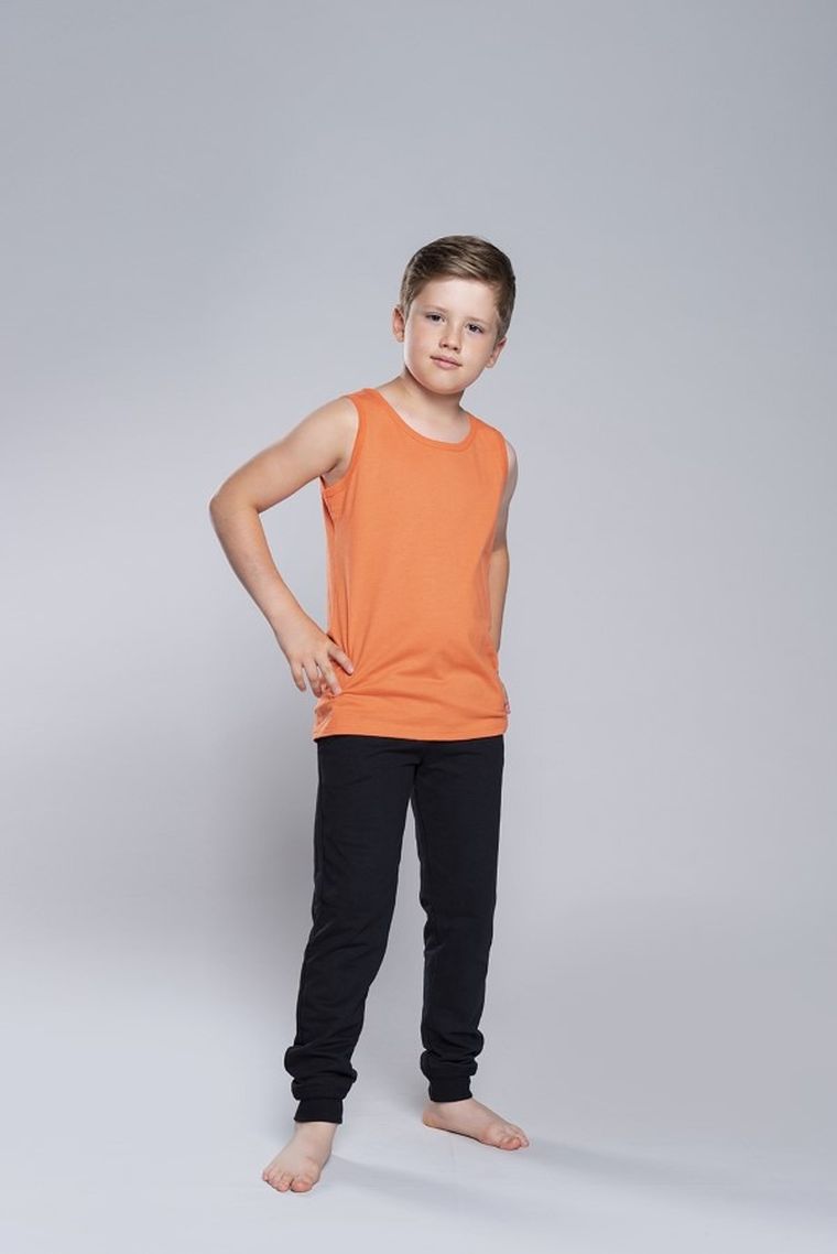 Podkoszulek chłopięcy, pomarańczowy, Tytus, Italian Fashion