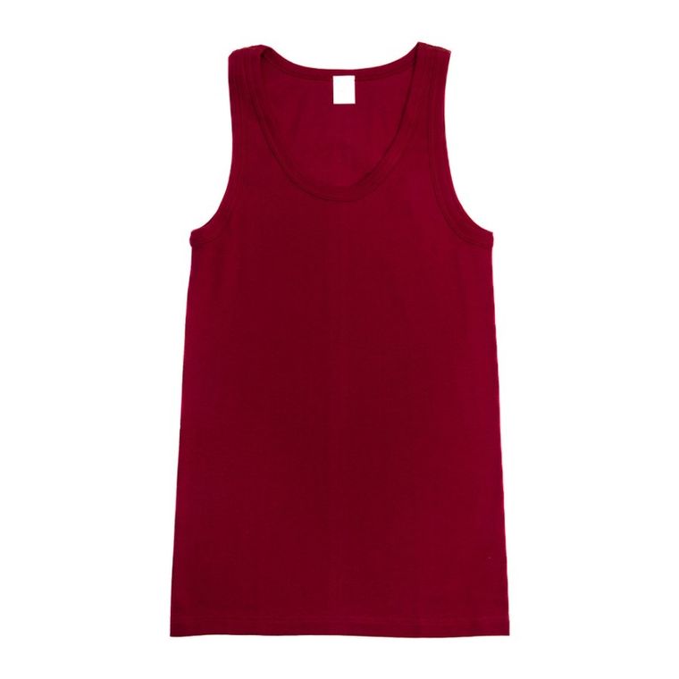 Podkoszulek damski bez rękawów, bordowy, e.Femme