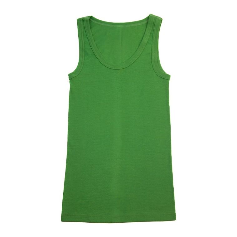 Podkoszulek damski bez rękawów, zielony, e.Femme
