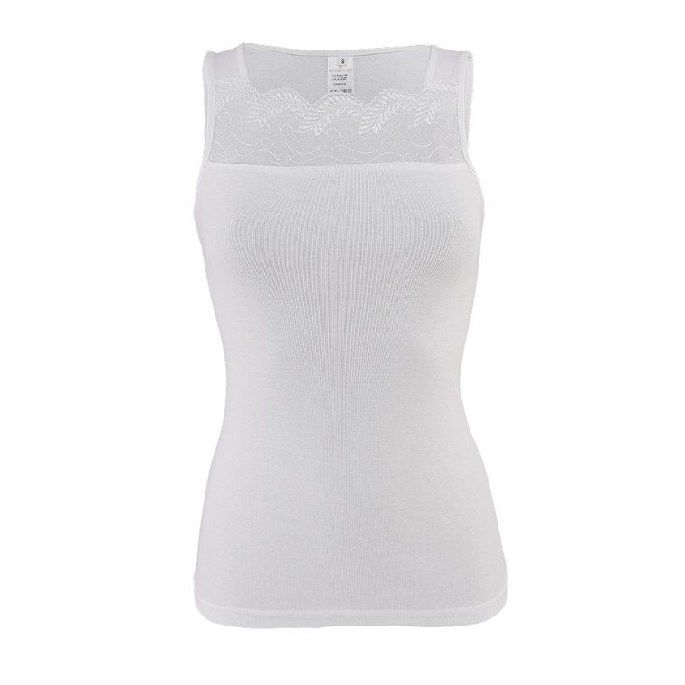 Podkoszulek damski, biały, Christine, Golden Queen