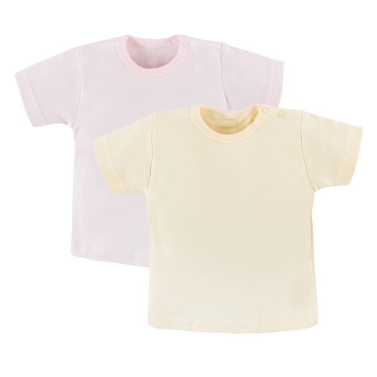 Podkoszulek dziewczęcy z krótkim rękawem, mix, zestaw, 2 szt., Eevi