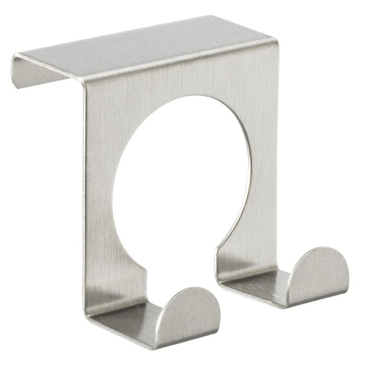 Podwójny haczyk kuchenny na ścierki, stal nierdzewna