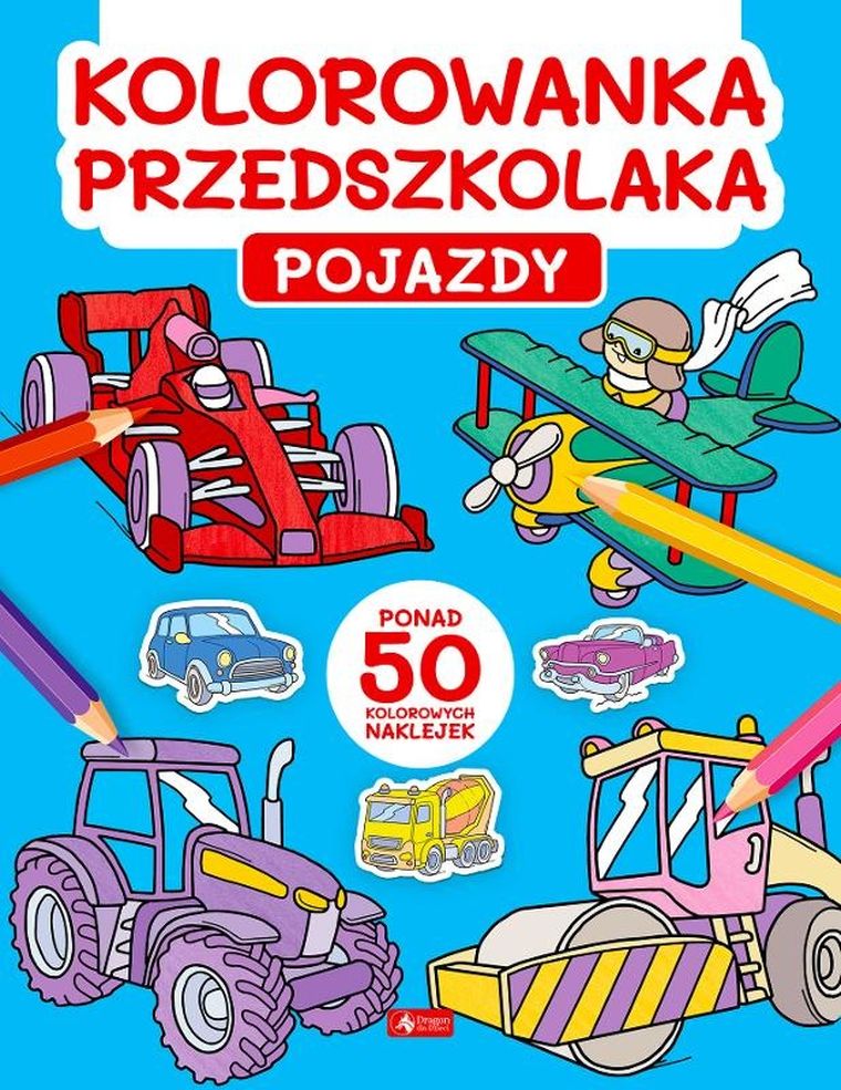 Pojazdy. Kolorowanka przedszkolaka