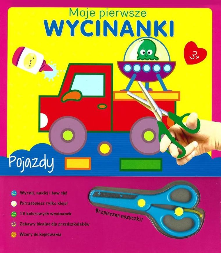 Pojazdy. Moje pierwsze wycinanki