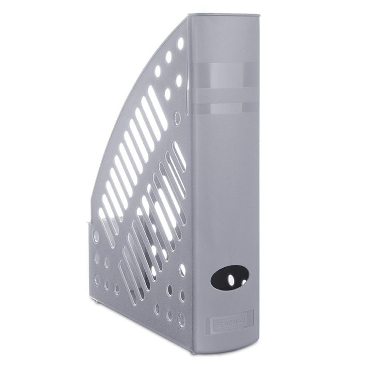 Pojemnik A4 na dokumenty, ażurowy, szary