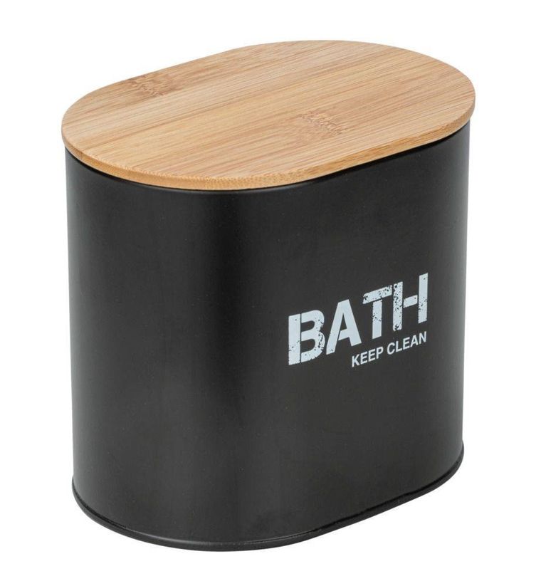Pojemnik łazienkowy, Gara, czarny