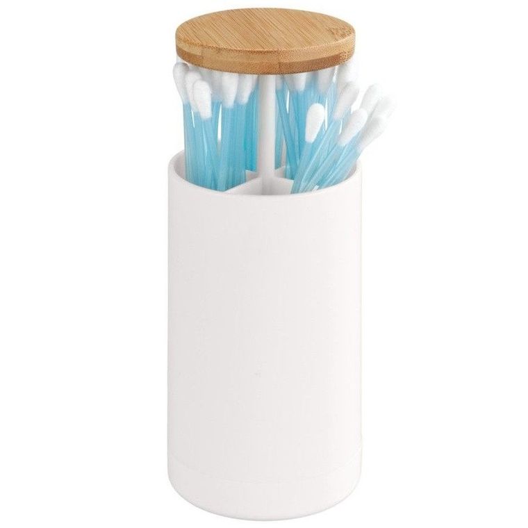 Pojemnik na patyczki do uszu, Laresa, biały