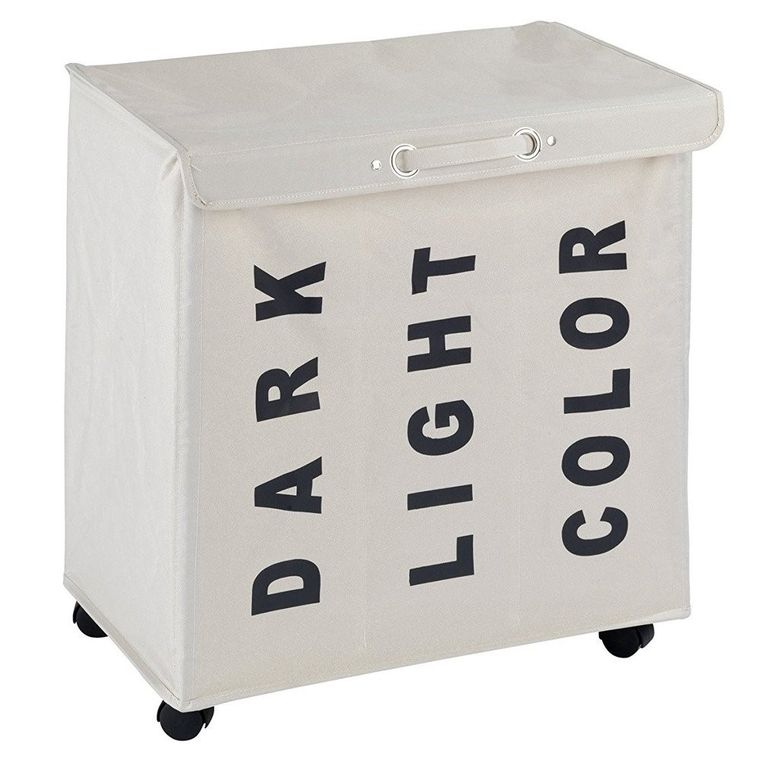 Pojemnik na pranie, Trivo beige, 116 litrów