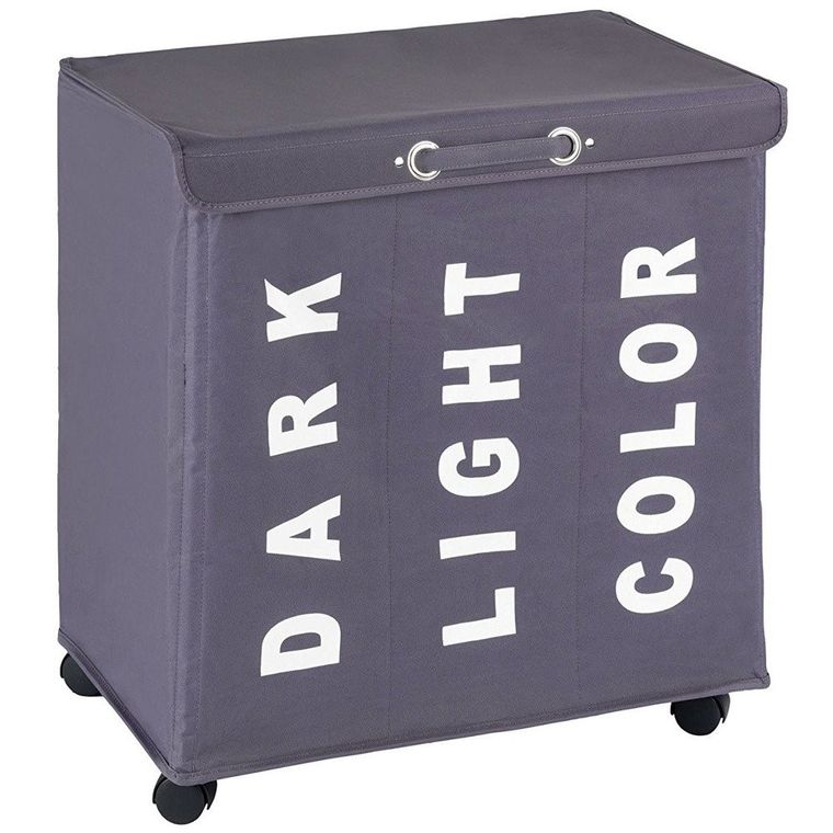 Pojemnik na pranie, Trivo grey, 116 litrów