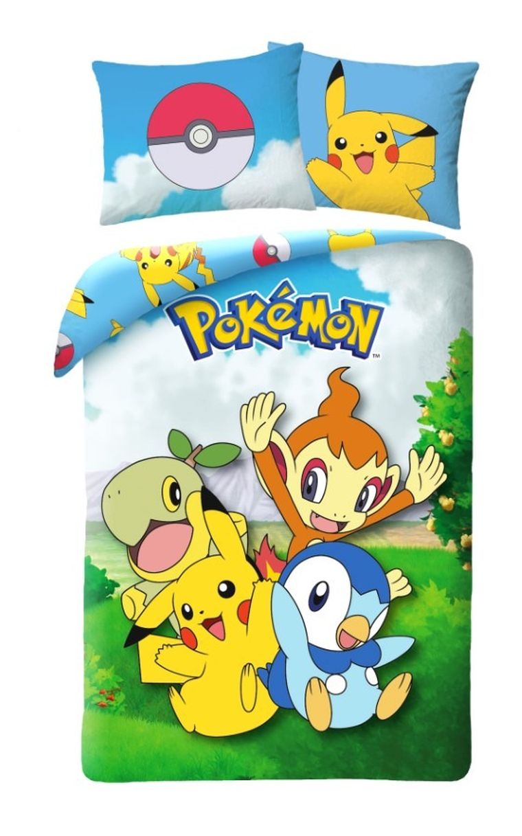 Pokemon, 2-częściowy komplet pościeli, 140-200 cm