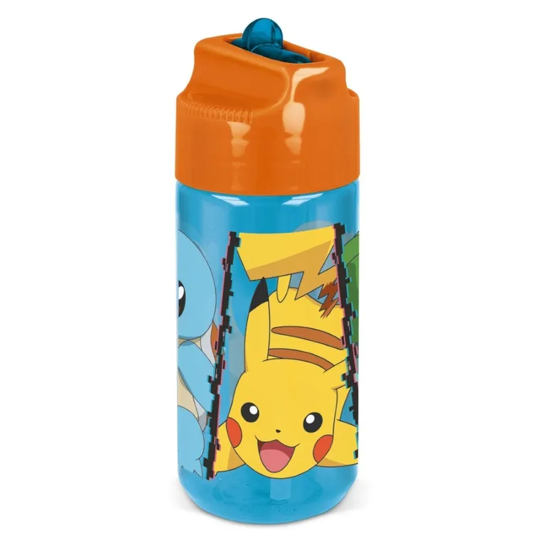 Pokemon, butelka z wbudowaną słomką, 430 ml