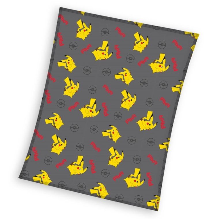 Pokemon, koc flanelowy, 110-140 cm