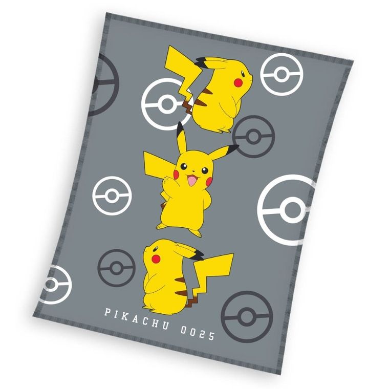 Pokemon, koc flanelowy, 110-140 cm