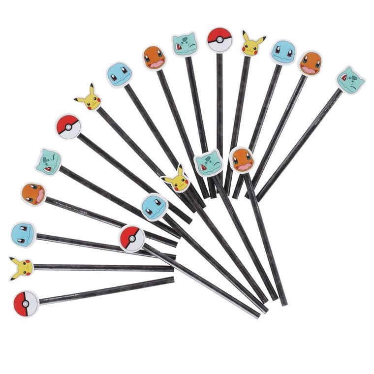 Pokemon, kredki ołówkowe, 20 elementów
