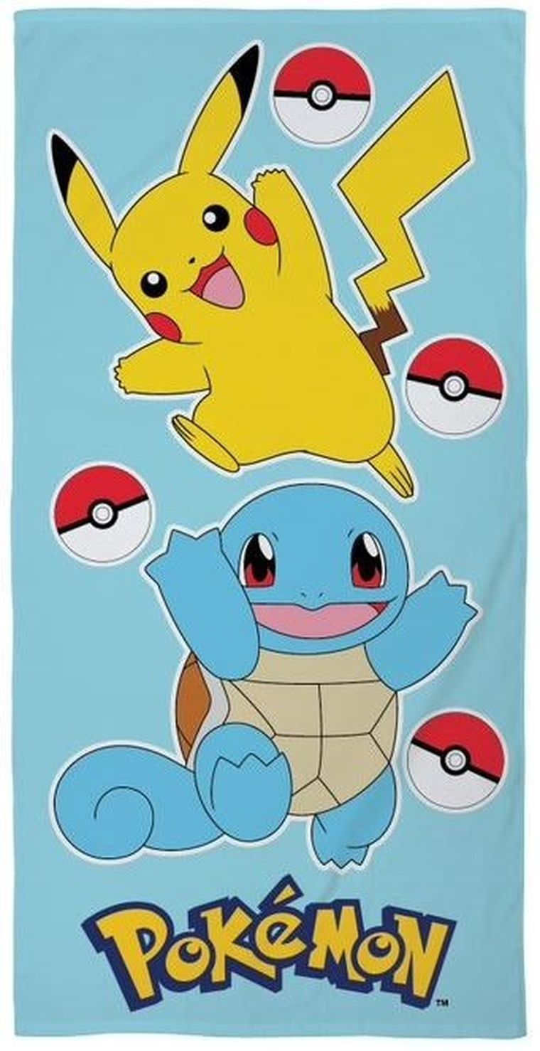 Pokemon, ręcznik plażowy, kąpielowy, 70-140 cm