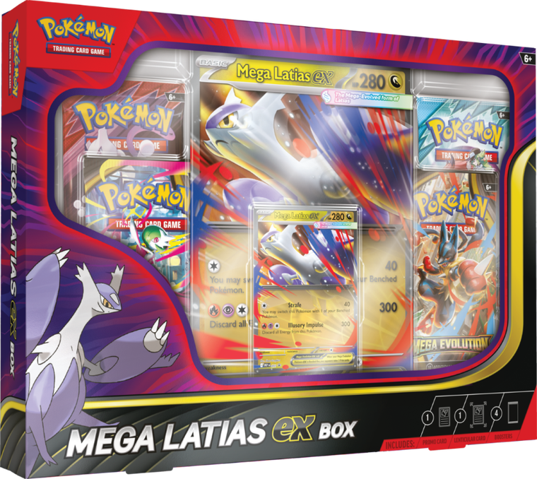 Pokemon TCG: Mega Latias ex Box, gra karciana