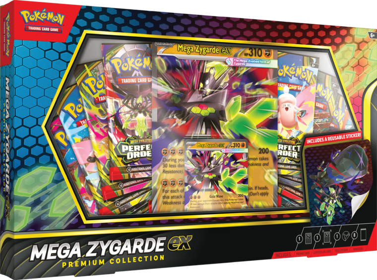 Pokemon TCG: Mega Zygarde ex, Premium Collection, gra karciana