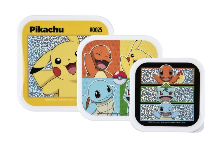 Pokemon, zestaw lunchboxów, 3 szt.