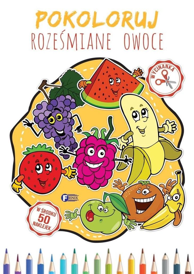 Pokoloruj. Roześniane Owoce