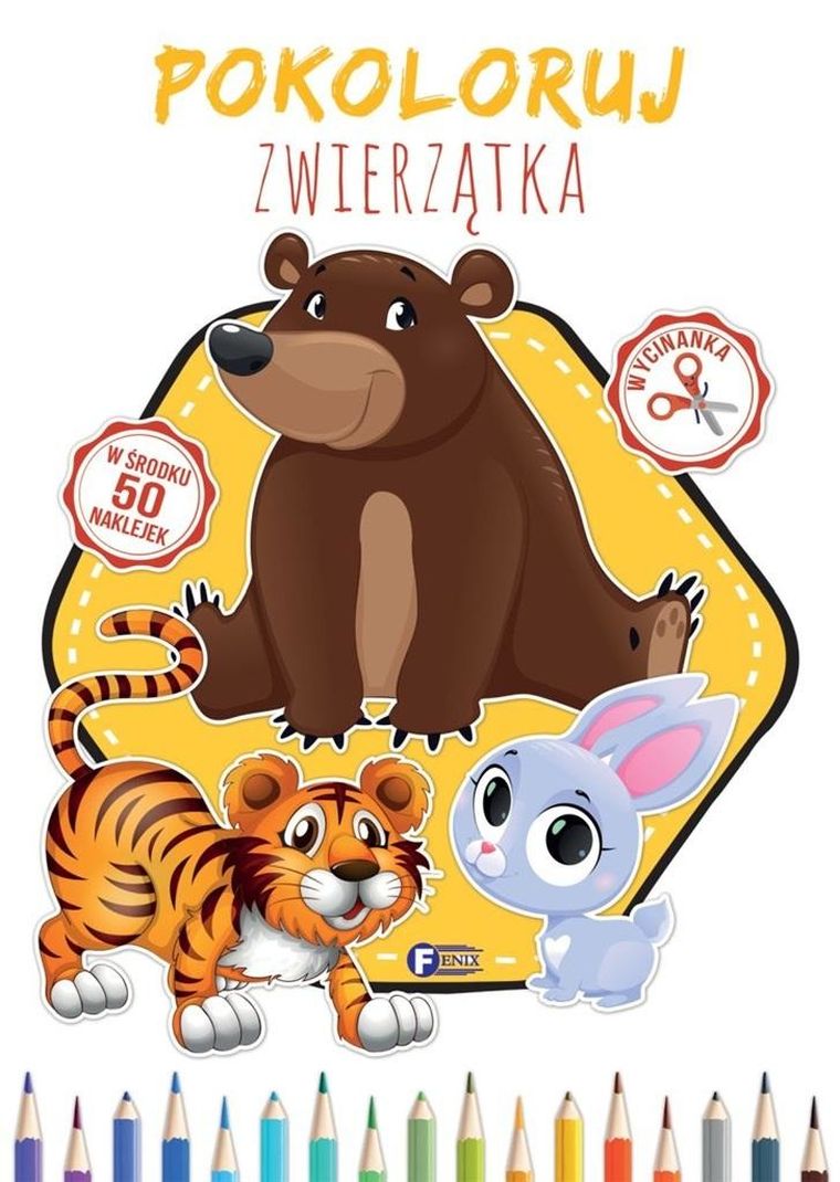 Pokoloruj. Zwierzątka