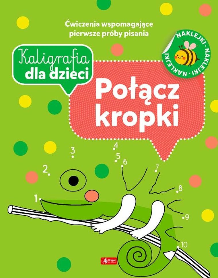 Połącz kropki. Kaligrafia dla dzieci