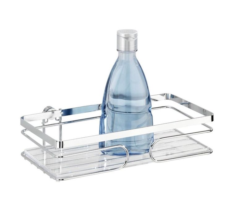 Półka łazienkowa, premium, pod prysznic, stal nierdzewna