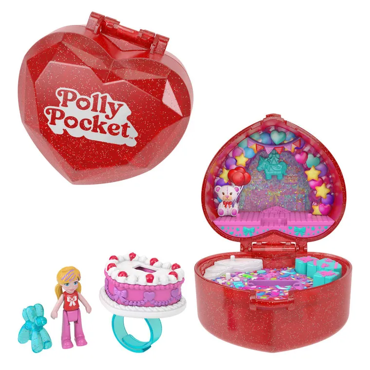 Polly Pocket, 80-lecie Mattel, Rocznicowy zestaw kompaktowy