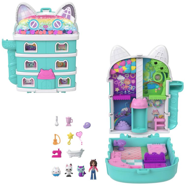 Polly Pocket, Koci domek Gabi, zestaw kompaktowy