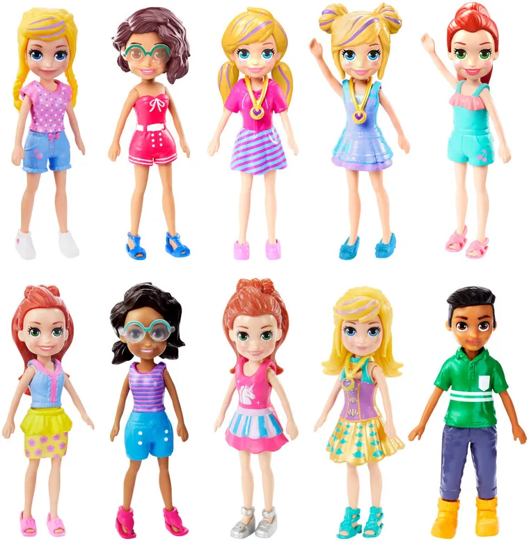Polly Pocket, Mini lalka podstawowa, 1 szt.