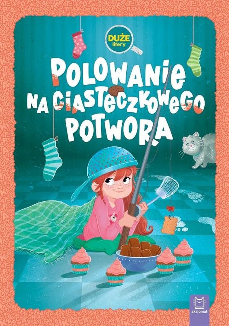 Polowanie na ciasteczkowego potwora. Duże litery