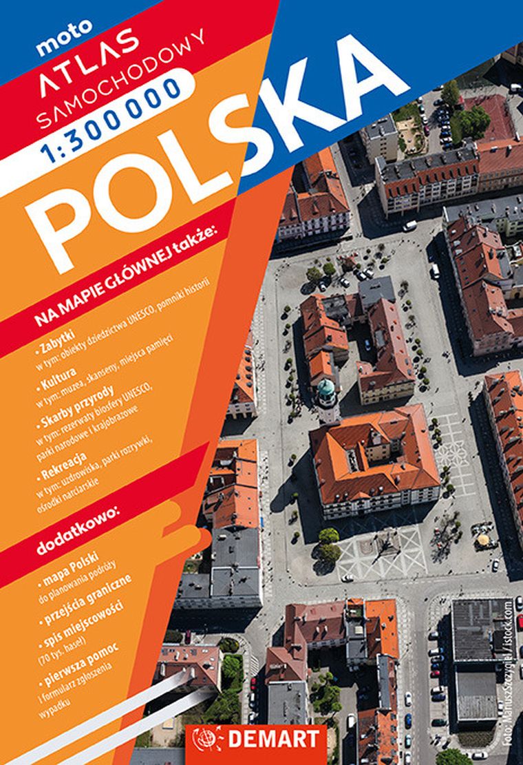 Polska. Atlas samochodowy 1:300000