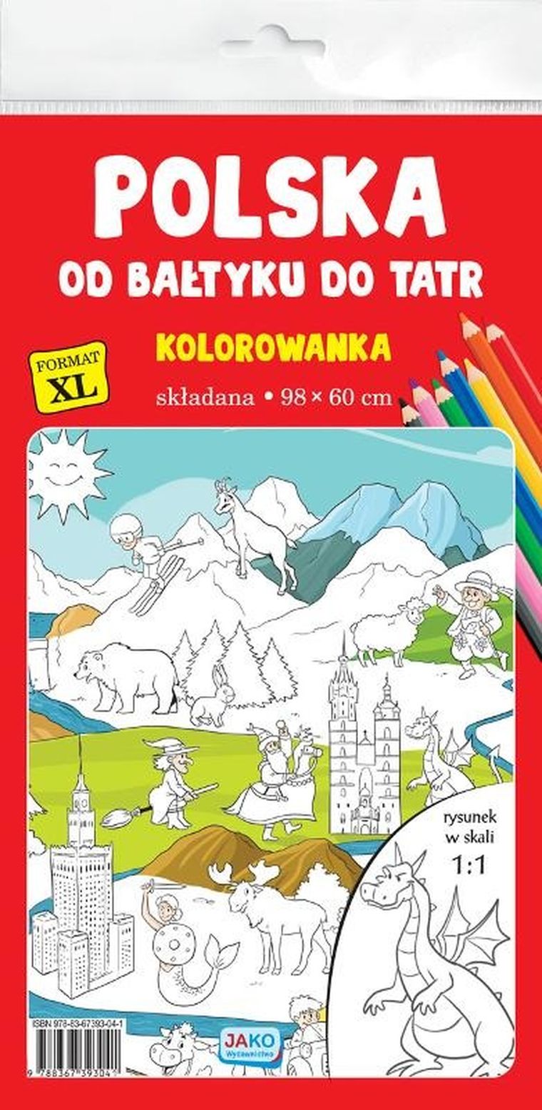 Polska. Od Bałtyku do Tatr. Kolorowanka XL