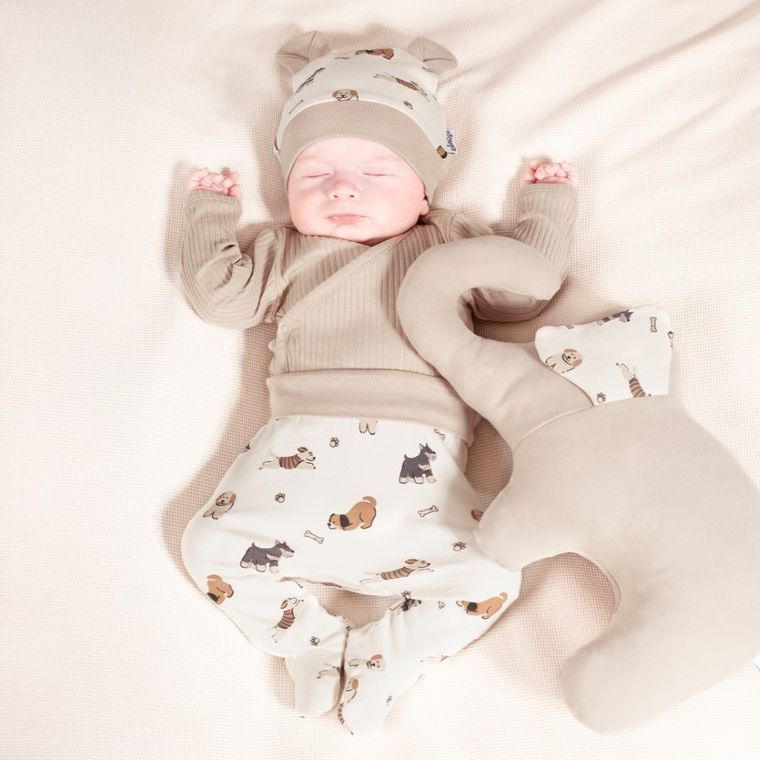 Półśpiochy niemowlęce, beżowe, Nicol