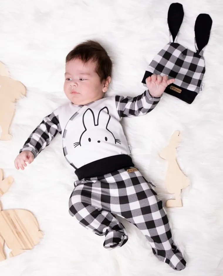 Półśpiochy niemowlęce, biało-czarne, Nicol